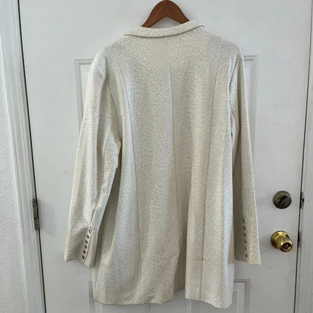 Soft Surroundings Plus-Size Leontine Ponte Rhinestone Blazer Set Sz 2X-1X - Picture 3 of 10